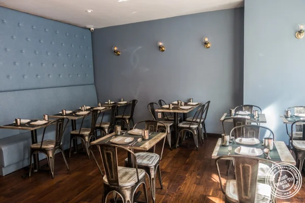 Dining room at Tikka Indian Grill in Williamsburg, Brooklyn