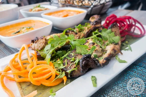 Lamb chops at Tikka Indian Grill in Williamsburg, Brooklyn