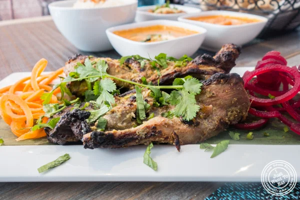 Lamb chops at Tikka Indian Grill in Williamsburg, Brooklyn