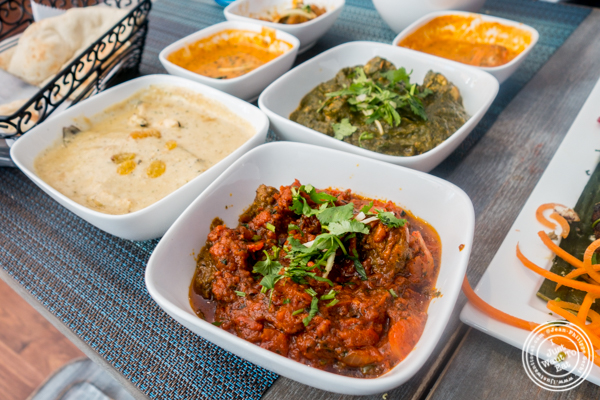 Entrees at Tikka Indian Grill in Williamsburg, Brooklyn