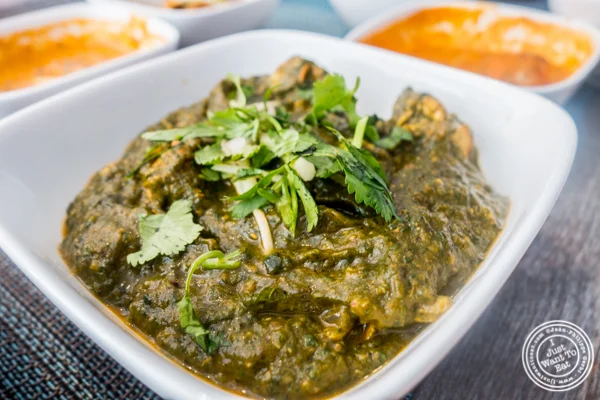 Chicken saag tikka at Tikka Indian Grill in Williamsburg, Brooklyn