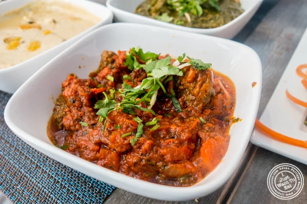 Rogan josh at Tikka Indian Grill in Williamsburg, Brooklyn