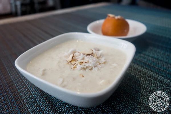 Kheer at Tikka Indian Grill in Williamsburg, Brooklyn