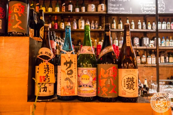 Sake at Sake Bar Shigure in Tribeca, NYC, New York