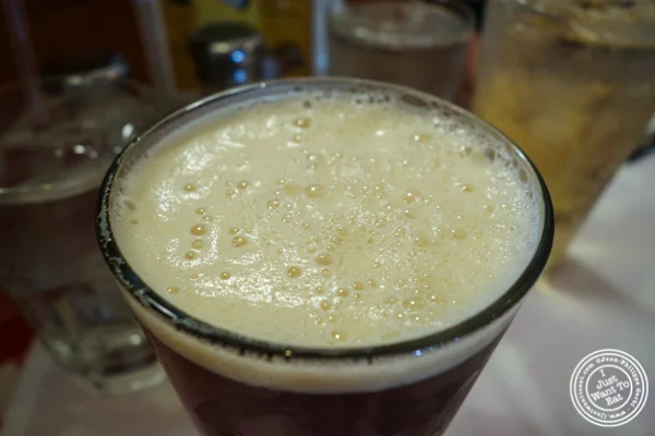 Grimaldi's IPA beer at Grimaldi's Pizza in Hoboken, NJ