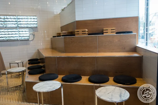 Dining room at Dominique Ansel Kitchen in NYC, New York