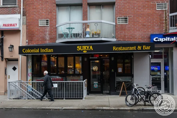 Surya, Indian restaurant on Bleecker, NYC, New York