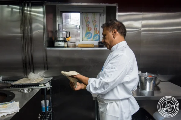 Chef Lala Sharma at Surya, Indian restaurant on Bleecker, NYC, New York