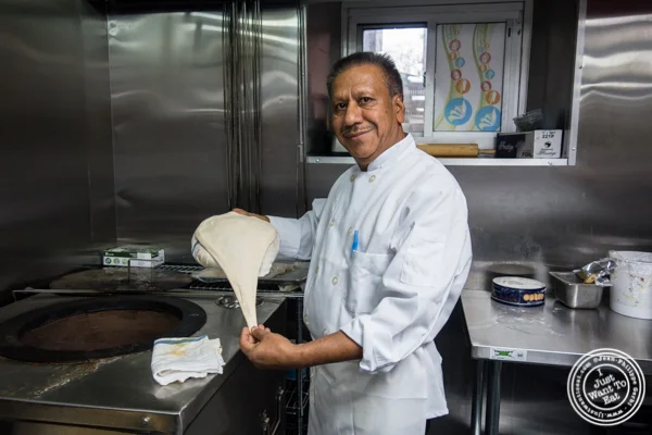 Chef Lala Sharma at Surya, Indian restaurant on Bleecker, NYC, New York