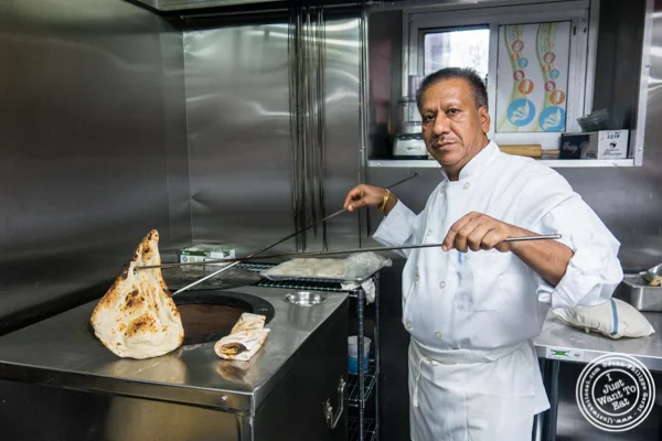 Chef Lala Sharma at Surya, Indian restaurant on Bleecker, NYC, New York