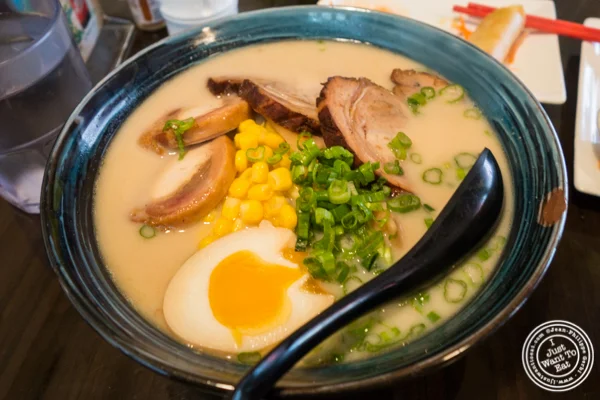 Tonkotsu miso ramen at Ramen Thukpa in the West Village, NYC, New York