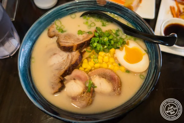 Tonkotsu miso ramen at Ramen Thukpa in the West Village, NYC, New York