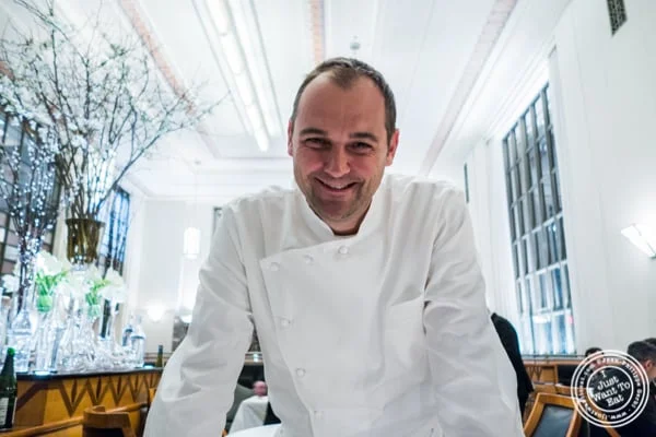 Chef Daniel Humm at Eleven Madison Park in NYC, New York