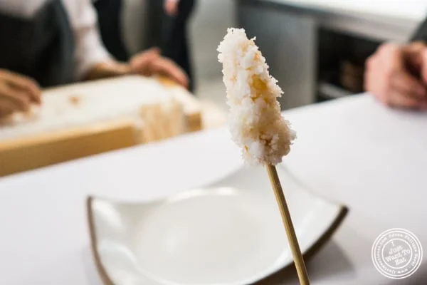 Executive pastry sous-chef Renata Ameni making taffy at Eleven Madison Park in NYC, New York