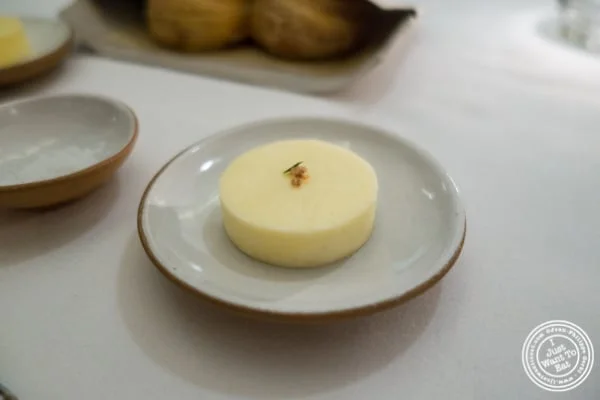 Butter made with duck fat at Eleven Madison Park in NYC, New York