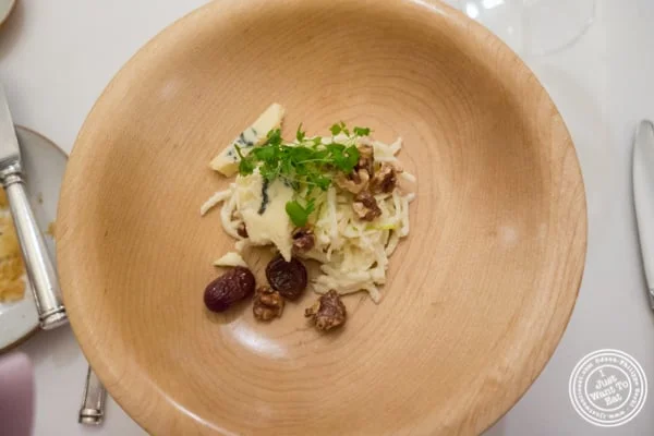 Waldorf salad at Eleven Madison Park in NYC, New York