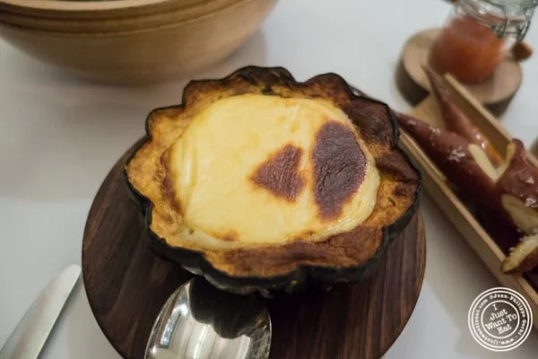Cheese fondue at Eleven Madison Park in NYC, New York