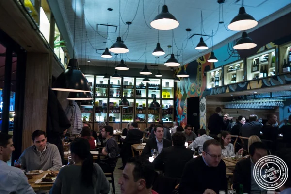 Dining room at Combina in TriBeCa, NYC, New York