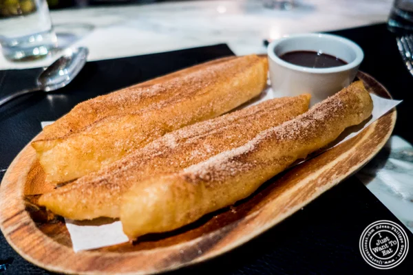 Malawah churros at Combina in TriBeCa, NYC, New York