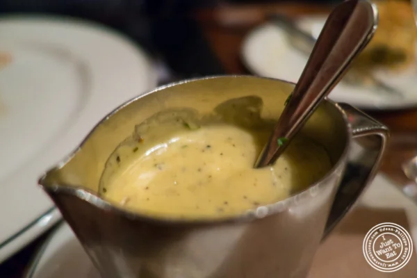 Bearnaise sauce at American Cut in TriBeCa, NYC, New York