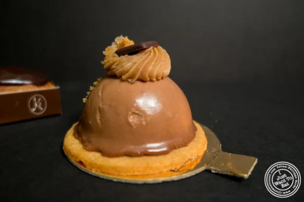 Chestnut tart at Maison Kayser in the West Village, NYC, New York