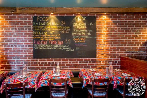 Dining room at Pok, Pok in Brooklyn, NY