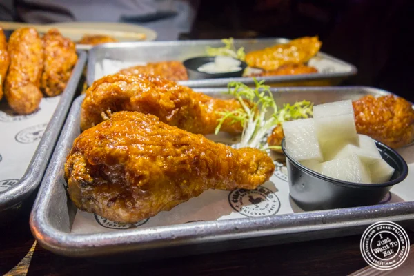Chicken thigh at Turntable Chicken Jazz in NYC, New York