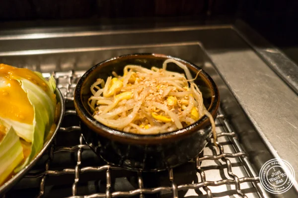 Bean sprouts at Takashi in NYC, New York