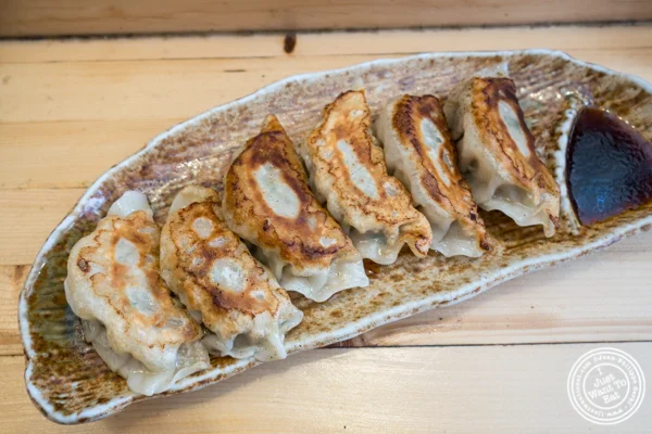 Pork gyoza at Ramen-Ya W4th in NYC, NY