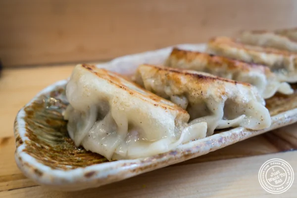Pork gyoza at Ramen-Ya W4th in NYC, NY