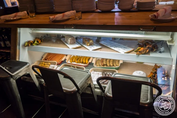 Butcher counter at The Cannibal in NYC, New York