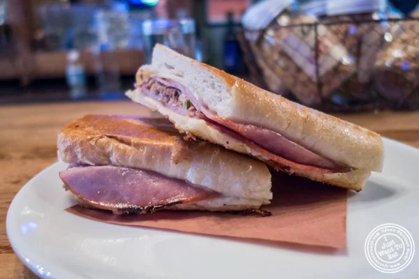 Pig head Cuban sandwich at The Cannibal in NYC, New York