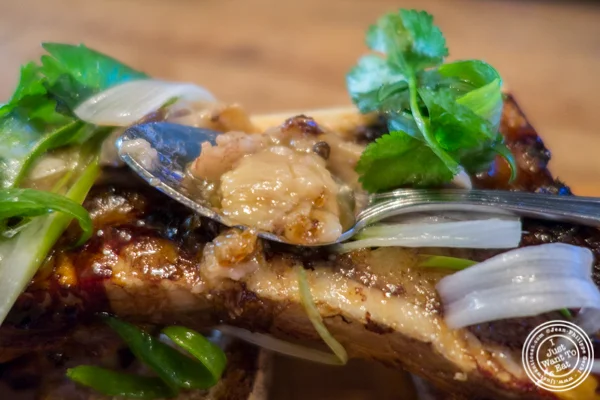 Bone marrow brulée at The Cannibal in NYC, New York