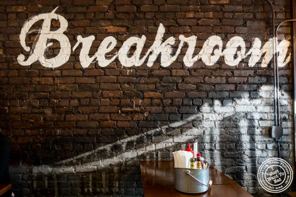 Decor at Breakroom Burger and Tacos in NYC, New York