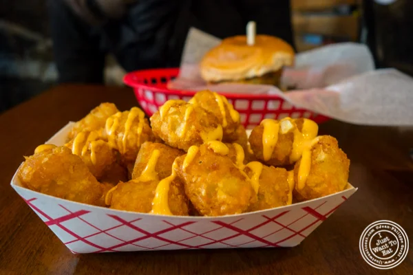 Tater tots at Breakroom Burger and Tacos in NYC, New York