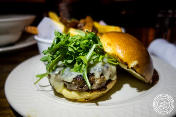 Tavern burger at Church Street Tavern in TriBeCa