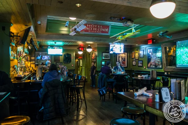 Dining room at The Brazen Fox in the East Village