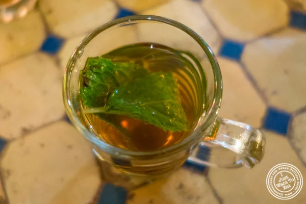 Mint tea at Salam café in Greenwich Village, NYC