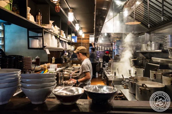 Kitchen at MeiJin Ramen in the Upper East Side, NYC