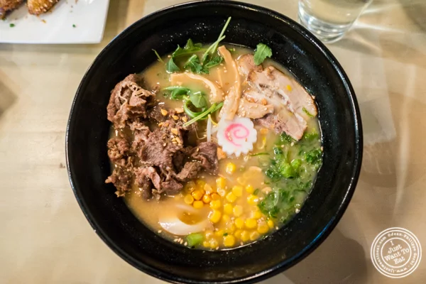 Signature ramen at MeiJin Ramen in the Upper East Side, NYC