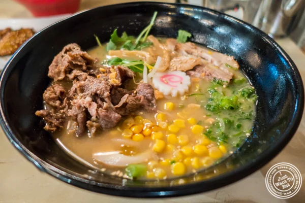 Signature ramen at MeiJin Ramen in the Upper East Side, NYC