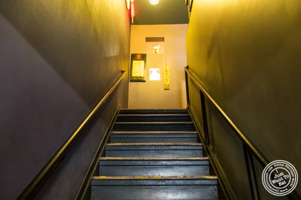 Stairs at Katsu Hama in NYC, New York