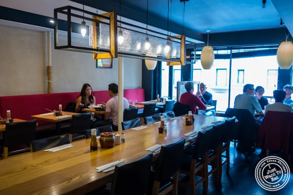 Dining room at Katsu Hama in NYC, New York