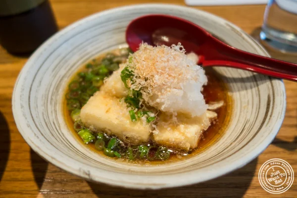 Agedashi tofu at Katsu Hama in NYC, New York