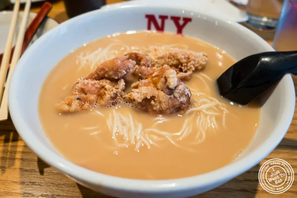 Tonkotsu ramen at Katsu Hama in NYC, New York