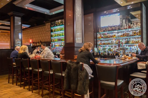 Bar area at Rocco Steakhouse in NoMad, NYC
