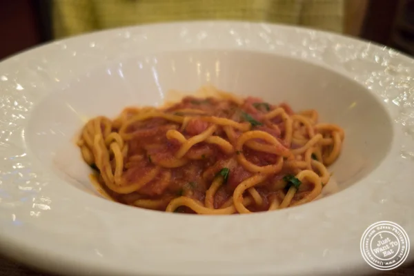 Spaghettoni alla Chitarra at Pepolino in TriBeCa, NYC