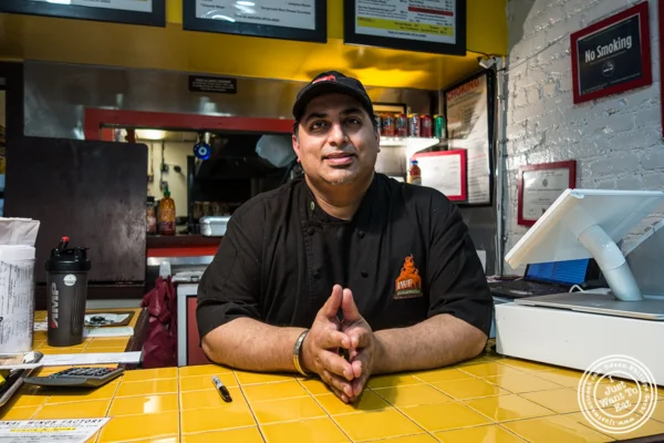 Chef Deepak Ballaney at IWF - International Wings Factory on the Upper East Side