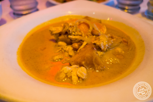 Chicken Massaman at Yum Yum BangKok, Thai Restaurant in Hell's Kitchen