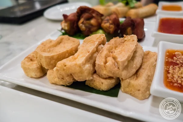 Crispy tofu at Bangkok Cuisine Upper East Side, NYC